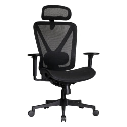 WorkPro® 3000 Series Ergonomic Mesh/Mesh High-Back Chair, Black/Black