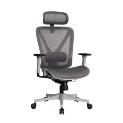 WorkPro® 3000 Series Ergonomic Mesh/Mesh High-Back Chair, Gray/Gray