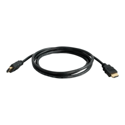 C2G 5ft 4K HDMI Cable with Ethernet - High Speed HDMI Cable - M/M - HDMI cable with Ethernet - HDMI male to HDMI male - 5 ft - shielded - black