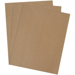 Partners Brand Chipboard Pads, 18" x 24", Kraft, Case Of 190