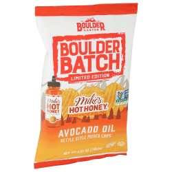 Boulder Canyon Kettle Style Potato Chips, Agave Sriracha Limited Edition Avocado Oil, 5.25 Oz, Total Qty 12