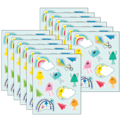 Carson Dellosa Education Stickers, Happy Place, 72 Stickers Per Pack, Set Of 12 Packs