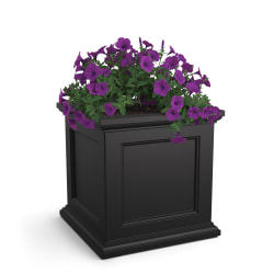 Mayne Fairfield Planter, 28"H, Black