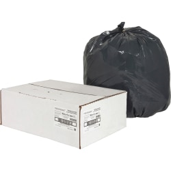 naturesaver 0.85-mil Can Liners, 16 Gallons, 24" x 31", 75% Recycled, Black, Box Of 500