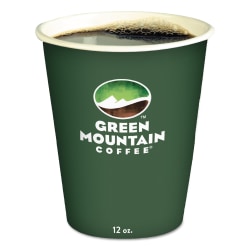 Green Mountain Coffee® Paper Hot Cups, 12 Oz, Multicolor, Carton Of 1,000 Cups