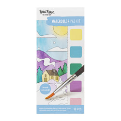 Brea Reese Packable Painting Bookmark Kit, Winter, Kit Of 13 Pieces