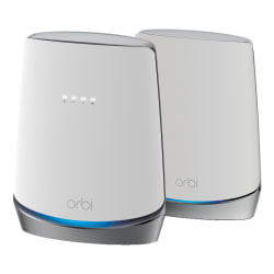 Netgear® Orbi CBK752 Wi-Fi 6 Mesh Wi-Fi System With Built-In Cable Modem, Pack Of 2 Devices, CBK752-100NAS