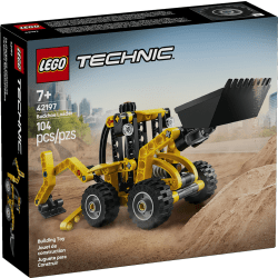 LEGO Backhoe Loader Building Blocks, Multicolor, Set Of 104 Pieces