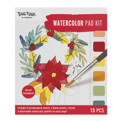 Brea Reese Painting Pad Kit, Holiday Cheer, Kit Of 13 Pieces