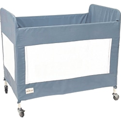 Coverplay Polyester Crib Slipcovers, 41" x 30" x 29", Gray/Solid, Case Of 6 Slipcovers