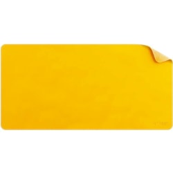 Mobile Pixels Desk Mat (Racing Yellow) - Polyurethane Leather, Vinyl - Racing Yellow