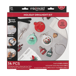Brea Reese Mix2Mold Holiday Ornament Kit, Kit Of 13 Pieces