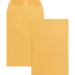 Business Source Durable Kraft Catalog Envelopes - Catalog - 6" Width x 9" Length - 24 lb - Gummed - Kraft - Kraft - 500 / Box