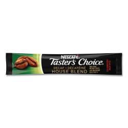 Nescafe Taster's Choice Instant Coffee Stick Packs, Decaf, 0.06 Oz, Box Of 80 Packs
