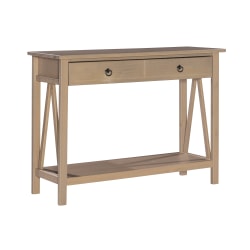 Linon Rockport Console Table, Driftwood
