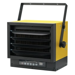 DURA HEAT® 25,500-BTUs 240-Volt Hardwired Electric Garage Heater & Fan Combo with Remote, Adjustable Thermostat & Mounting Kit, EWH7500