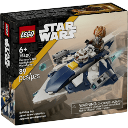LEGO Plo Koon's Jedi Starfighter Microfighter Building Blocks, Multicolor, Set Of 89 Pieces