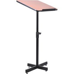Pyle PLCTND44 Lectern - 28.30" to 46.50" Adjustment - 22.40" Table Top Width x 17.70" Table Top Depth - 46.50" Height - Assembly Required - Medium Density Fiberboard (MDF) Top Material