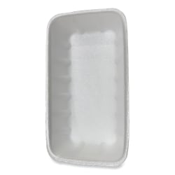 GEN Meat Trays, #10K, 1-7/8"H x 10-3/4"W x 6"D, White, Pack Of 250 Trays