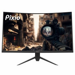 Pixio PXC327 Advanced 32" Fast-VA WQHD Curved Gaming Monitor, FreeSync