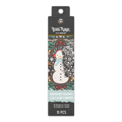 Brea Reese Scratch Art Bookmark Kit, Holly Motif