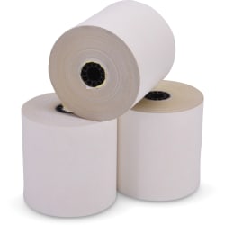 ICONEX 2-ply Carbonless Paper Roll, 3 1/2" x 80', Case Of 60 Rolls