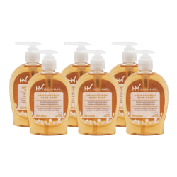 Highmark® Antibacterial Liquid Hand Soap, Clean Scent, 7.5 Oz, Orange, Case Of 6 Bottles
