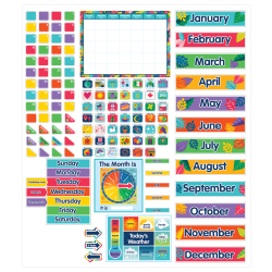 Carson Dellosa Education 1 World Calendar Bulletin Board Set, Multicolor