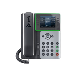 Poly Edge E320 IP Phone and PoE-enabled GSA/TAA - 32 x Total Line - VoIP - 3.5" LCD - 2 x Network (RJ-45) - PoE Ports