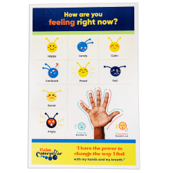 The Calm Caterpillar Calm Caterpillar Feelings and Emotions Chart For Kids and Toddlers, 18" x 12"