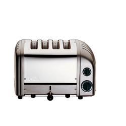 Dualit NewGen Extra-Wide Slot Toaster, 4-Slice, Metallic Charcoal