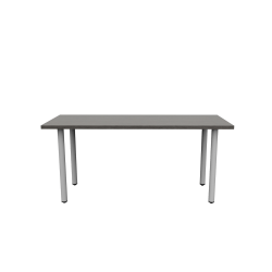 Safco® Jurni Multi-Purpose T-Leg Table With Glides, 29"H x 24"W x 60"D, Asian Night/Silver