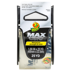 Duck Max Strength® Packing Tape With Refillable Dispenser, 1-15/16" x 25 Yd., Clear