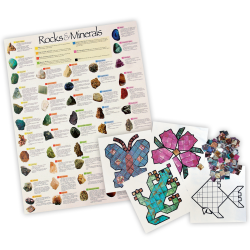 Roylco Mineral Mosaics Poster & Artwork Set, Pack Of 2500
