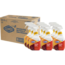 CloroxPro Disinfecting Bio Stain & Odor Remover Spray - Ready-To-Use - 32 fl oz (1 quart) - Deodorize, Bleac - 31903CT