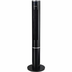 Kenmore Bladeless Tower Fan - 3 Speed - Bladeless, Oscillating, Timer, Energy Efficient - Black