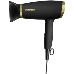 Cosmopolitan Foldable Hair Dryer with Smoothing Concentrator (Black and Gold) - 1875 W