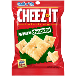 Cheez-It® Baked Snack Crackers, White Cheddar, 1.5 Oz Bags, Box Of 6