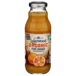 Lakewood Organic Pure Pressed Juice, Orange, 12.5 Oz, Total Qty 12