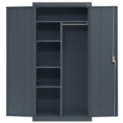 Sandusky Elite Series Heavy-Duty Assembled Combination Storage Cabinet, 72"H x 36"W x 18"D, Charcoal