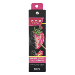 Brea Reese Scratch Art Bookmark Kit, Modern Berry, Total Qty 1
