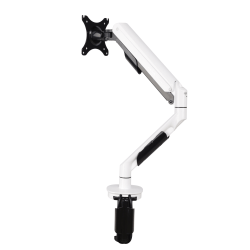 Loctek Q7 Monitor Arm, Single, 13 13/16"H x 12 15/16"W x 4 5/16"D, White