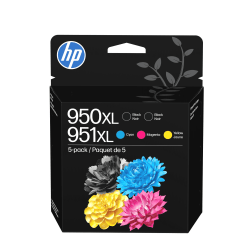 HP 951XL/950XL CMYK Ink Crtg 5-Pack