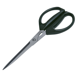 Joyce Chen® Deluxe Unlimited Kitchen Scissors with Ergonomic Handles, 8", Ambidextrous, Dark Olive, Total Qty 1