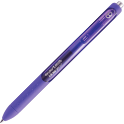 Paper Mate® InkJoy Gel Pens, Pack Of 12, Medium Point, 0.7 mm, Purple Barrel, Purple Ink