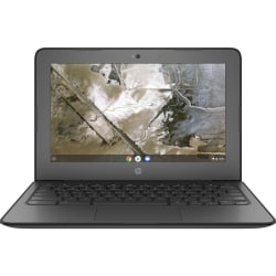 HP Chromebook 11A G6 EE 11.6" Chromebook - 1366 x 768 - AMD A-Series A4-9120C Dual-core (2 Core) 1.60 GHz - 4 GB Total RAM - 16 GB Flash Memory - ChromeOS - AMD Radeon R4 Graphics - Front Camera/Webcam - 10 Hours Battery Run Time