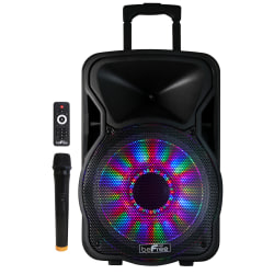 BeFree Sound Bluetooth® Portable Party PA Speaker, Black