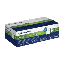 Kimberly-Clark® Safeskin Powder-Free Exam Gloves, Medium, Clear, Box Of 100