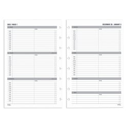 2025 TUL® Discbound Weekly Planner Refill Pages, Junior Size, January To December