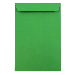 JAM Paper® Open-End 6" x 9" Catalog Envelopes, Gummed Seal, 30% Recycled, Green, Pack Of 10